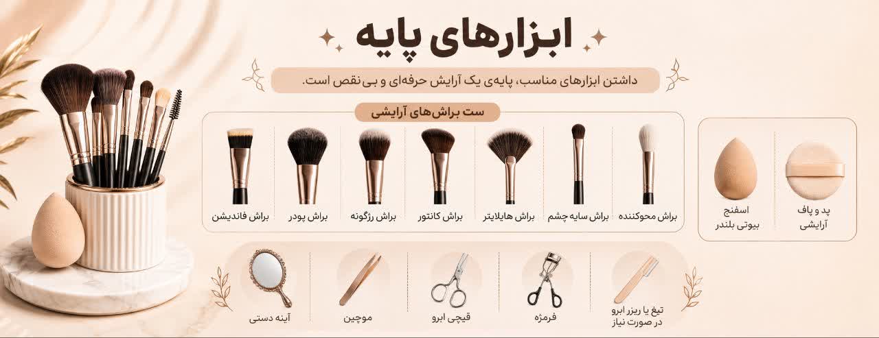 ست براش‌های آرایشی براش فاندیشن

براش پودر